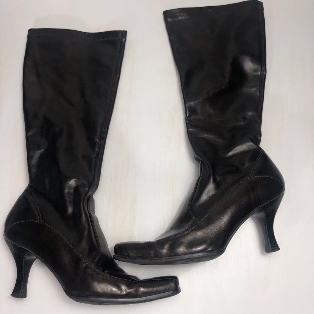 Franco Sarto Bronze Heel Boots Size 7